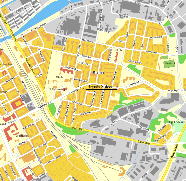 Karta Brynäs Gävle | Karta 2020